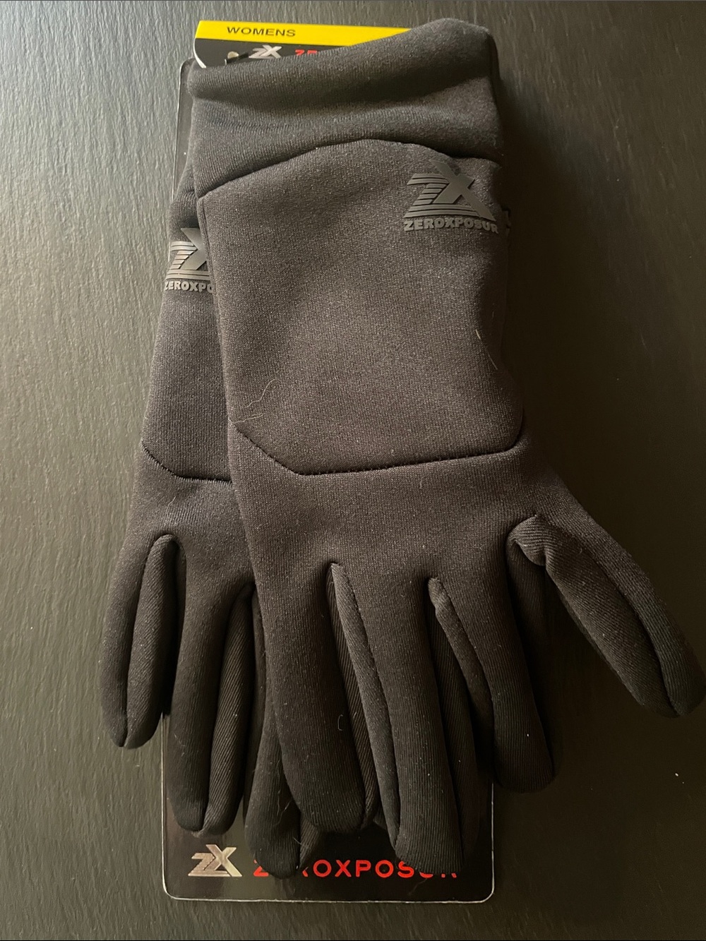 ZeroXposur Women's Black Thermal Stretch Gloves